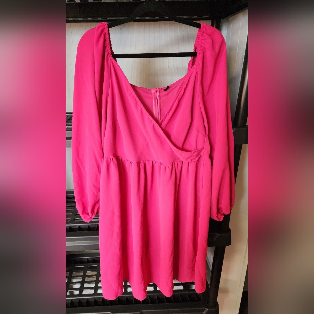 Pink Shein Dress Size OXL